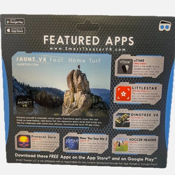 ๐ 3/$25 ๐ NEW Smart Theater VR Virtual Reality Headset for Android and iPhone - Picture 2 of 2